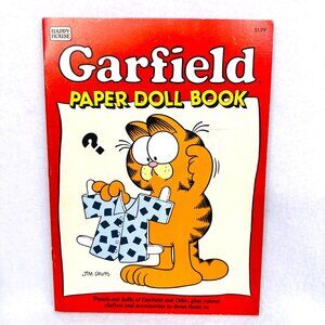 Vintage Collectible Garfield Paper Doll Book (1984)
